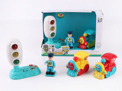 Friction Train & Traffic Lights W/L_M(3C) toys
