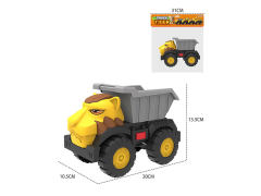 Friction Construction Truck W/L_S toys