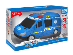 1:20 Friction Police Car W/L_S toys