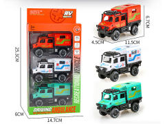 Friction Ambulance(3in1) toys