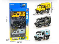 Friction Police Car(3in1) toys