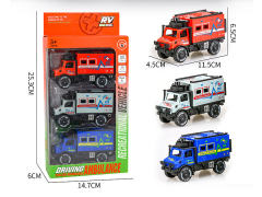 Friction Ambulance(3in1) toys