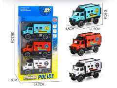 Friction Police Car(3in1) toys