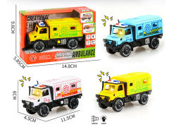 Friction Ambulance W/L_S(3C) toys