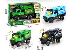 Friction Military Car W/L_S(3C) toys