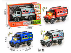 Friction Ambulance W/L_S(3C) toys