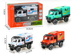 Friction Ambulance(3C) toys