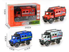 Friction Ambulance(3C) toys