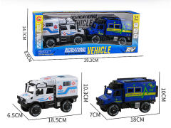 Friction Ambulance(2in1) toys