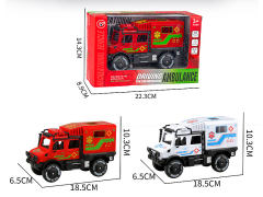 Friction Ambulance(2C) toys