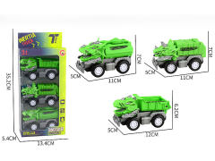 Friction Sanitation Truck(3in1) toys