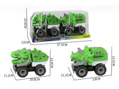 Friction Sanitation Truck(2in1) toys