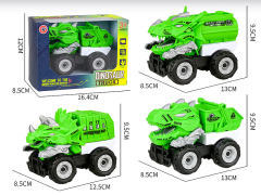 Friction Sanitation Truck(3S) toys