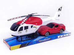 Fricton Helicopter & Free Wheel Car toys