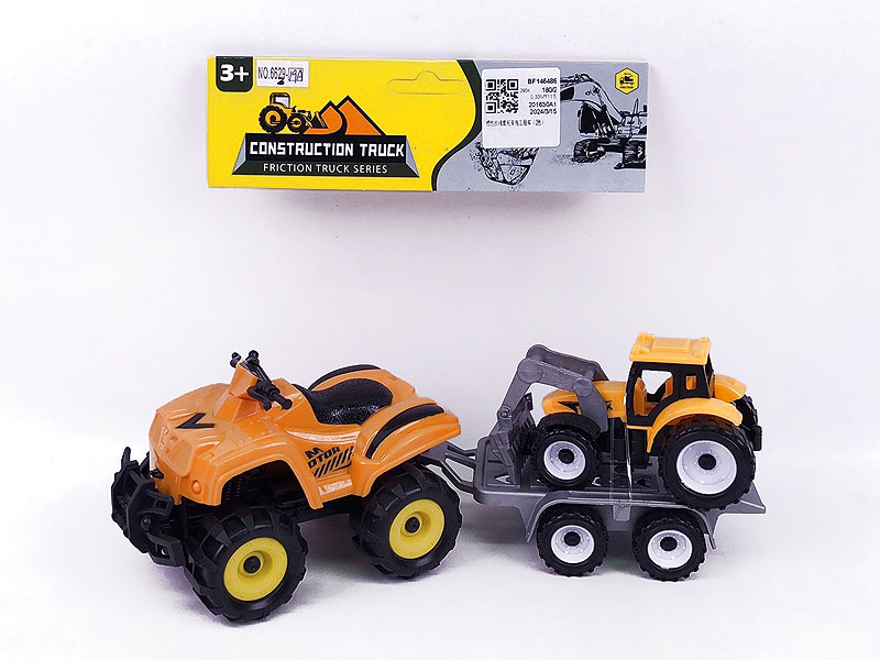 Friction Motorcycle Tow Truck(2C) toys