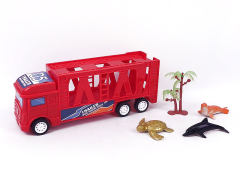 惯性拖头车载海洋动物(2色)