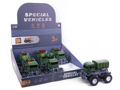 Friction Military Car W/L_S(6in1) toys