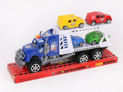 Friction Double Deck Trailer(2C) toys