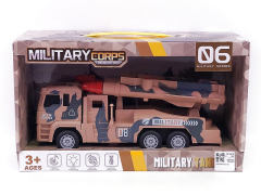 Friction Military Car W/L_M toys