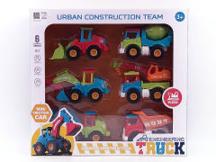 Friction Construction Truck(6in1) toys