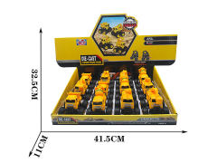 Die Cast Construction Truck Friction(12in1) toys