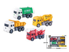 Friction Construction Truck(4in1) toys