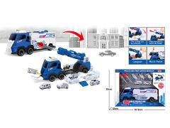 Friction Police Car Set W/L_S toys