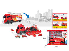 Friction Fire Engine W/L_S toys