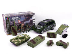 Friction Car & Friction Tank Set toys