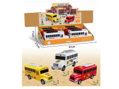 Friction School Bus(6in1) toys