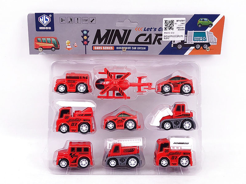 Friction Fire Engine(9in1) toys