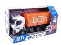 Friction Sanitation Truck W/L_M toys