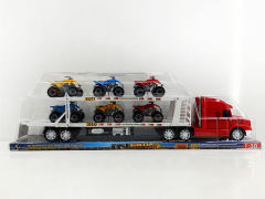 Friction Double Deck Trailer toys