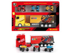 Friction Container Truck Set(2C) toys