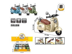 Friction Motorcycle W/L_M(8in1) toys