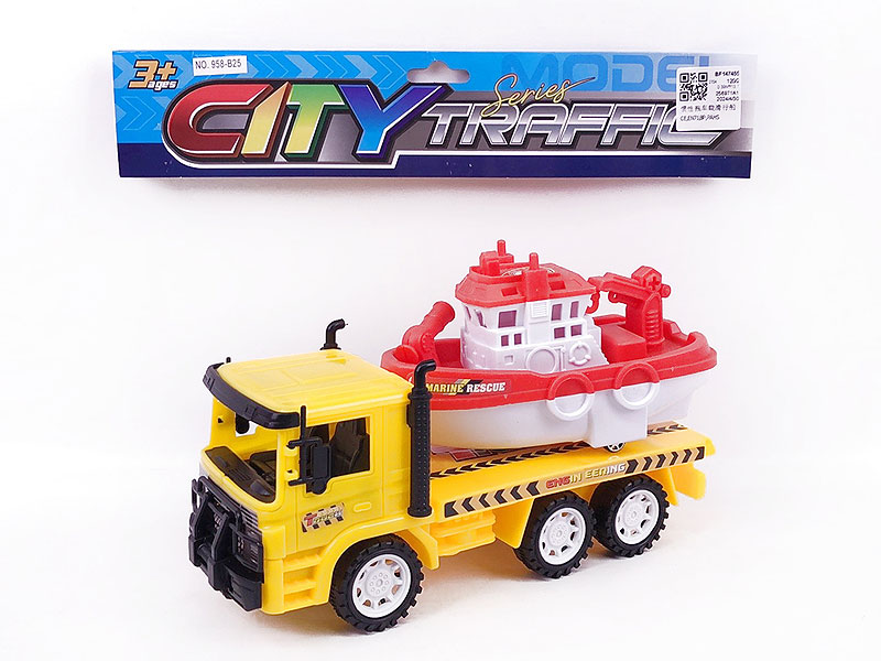 Friction Truck Tow Free Wheel Boat toys