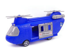 Friction Storage Police Aircraft toys