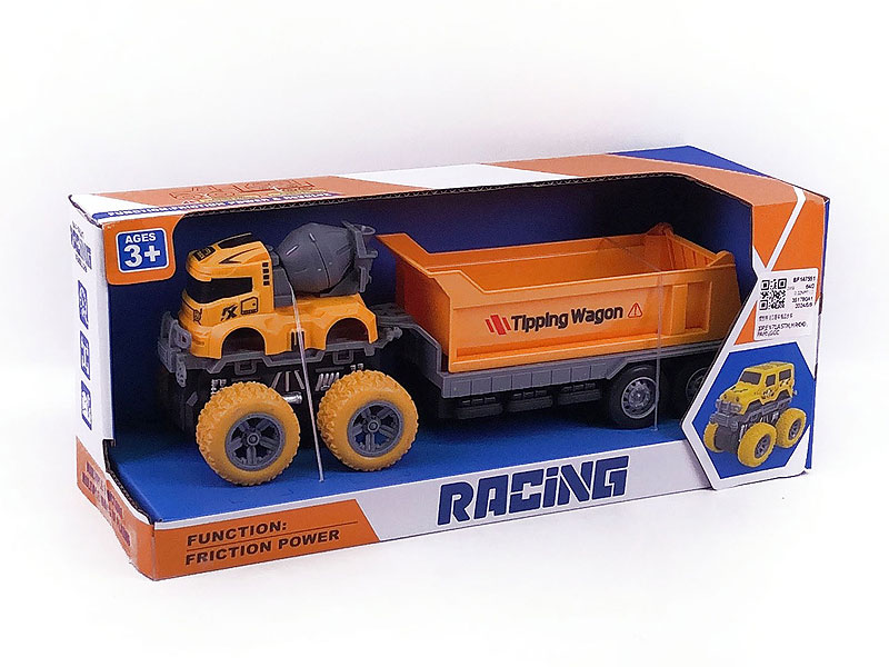Friction Stunt Construction Truck(3S) toys