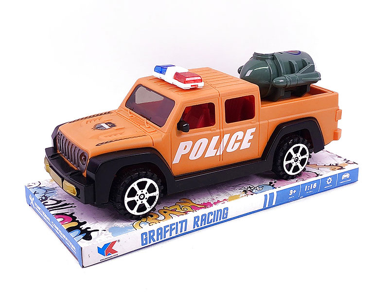 1:16 Friction Police Car(2C) toys
