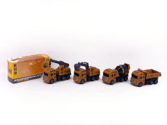 Friction Construction Truck(4S) toys