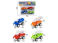 Friction Rescue Car(4in1) toys