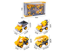 Friction Construction Truck(4in1) toys