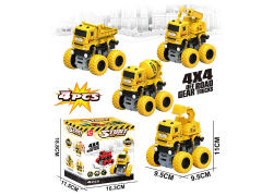 Friction Stunt Construction Truck(4in1) toys