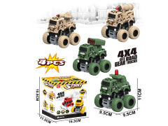 Friction Stunt Military Car(4in1) toys