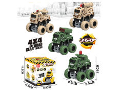 Friction Stunt Military Car(4S) toys