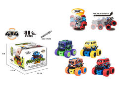 Friction Stunt Bus(4C) toys