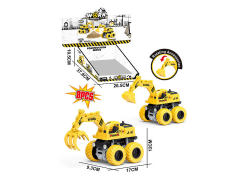Friction Stunt Construction Truck(8in1) toys