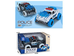 Friction Police Car W/L_S(2C) toys