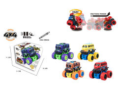 Friction Stunt Bus(4C) toys