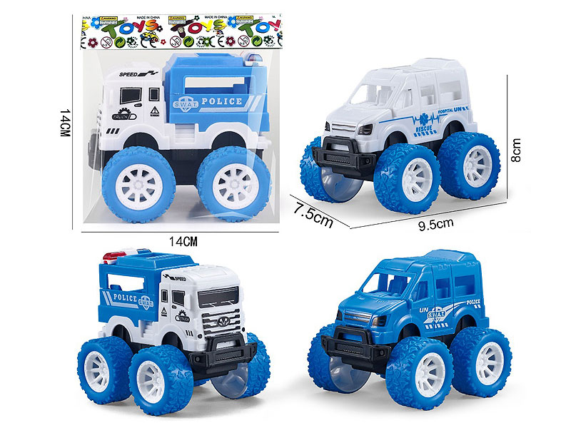 Friction Cross-country Police Car(3S) toys
